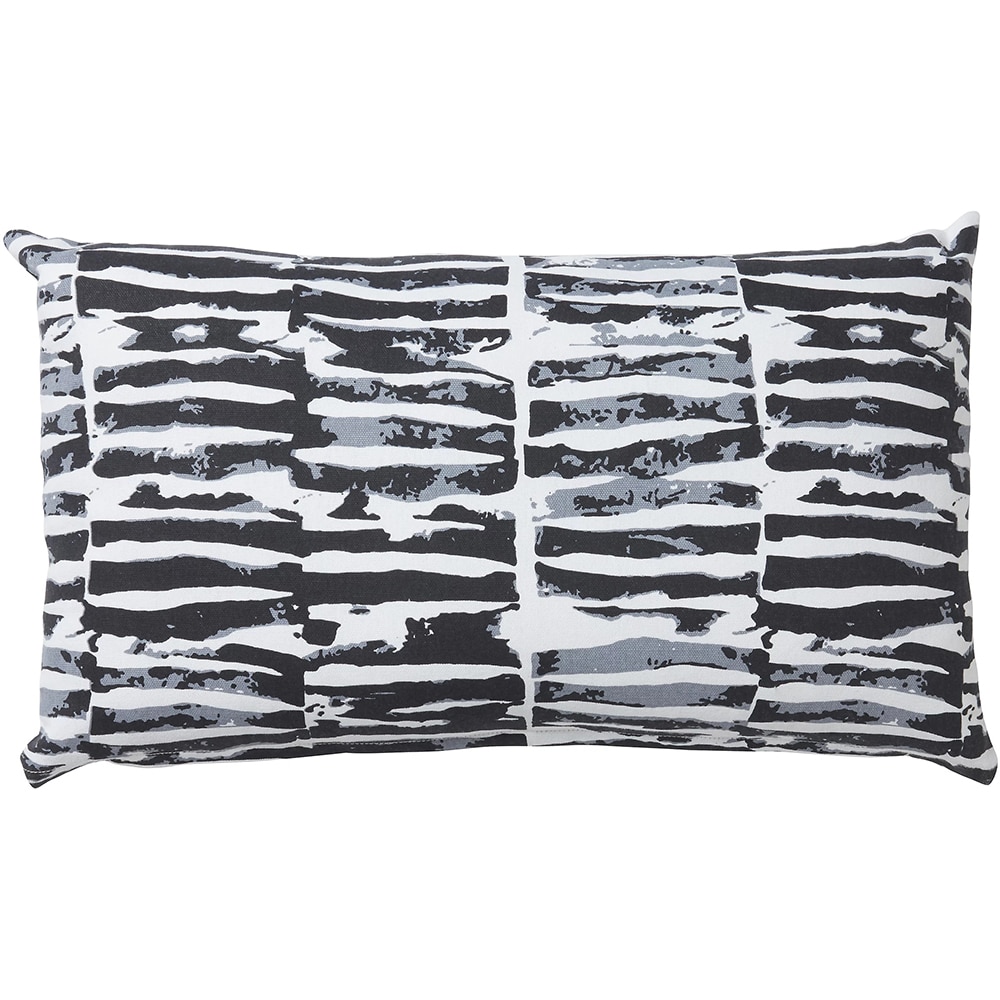 Perna decorativa BLOOMA, 30 x 50 cm, alb-negru