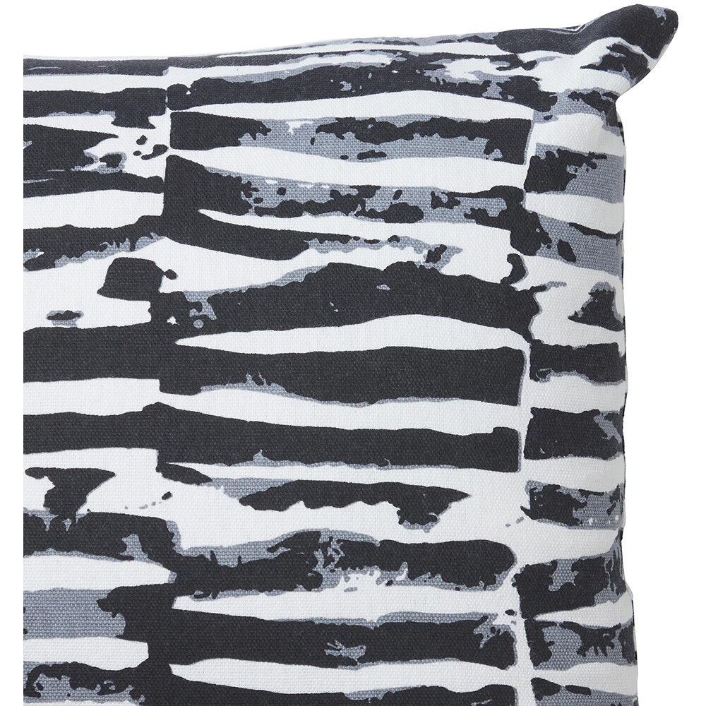 Perna decorativa BLOOMA, 30 x 50 cm, alb-negru