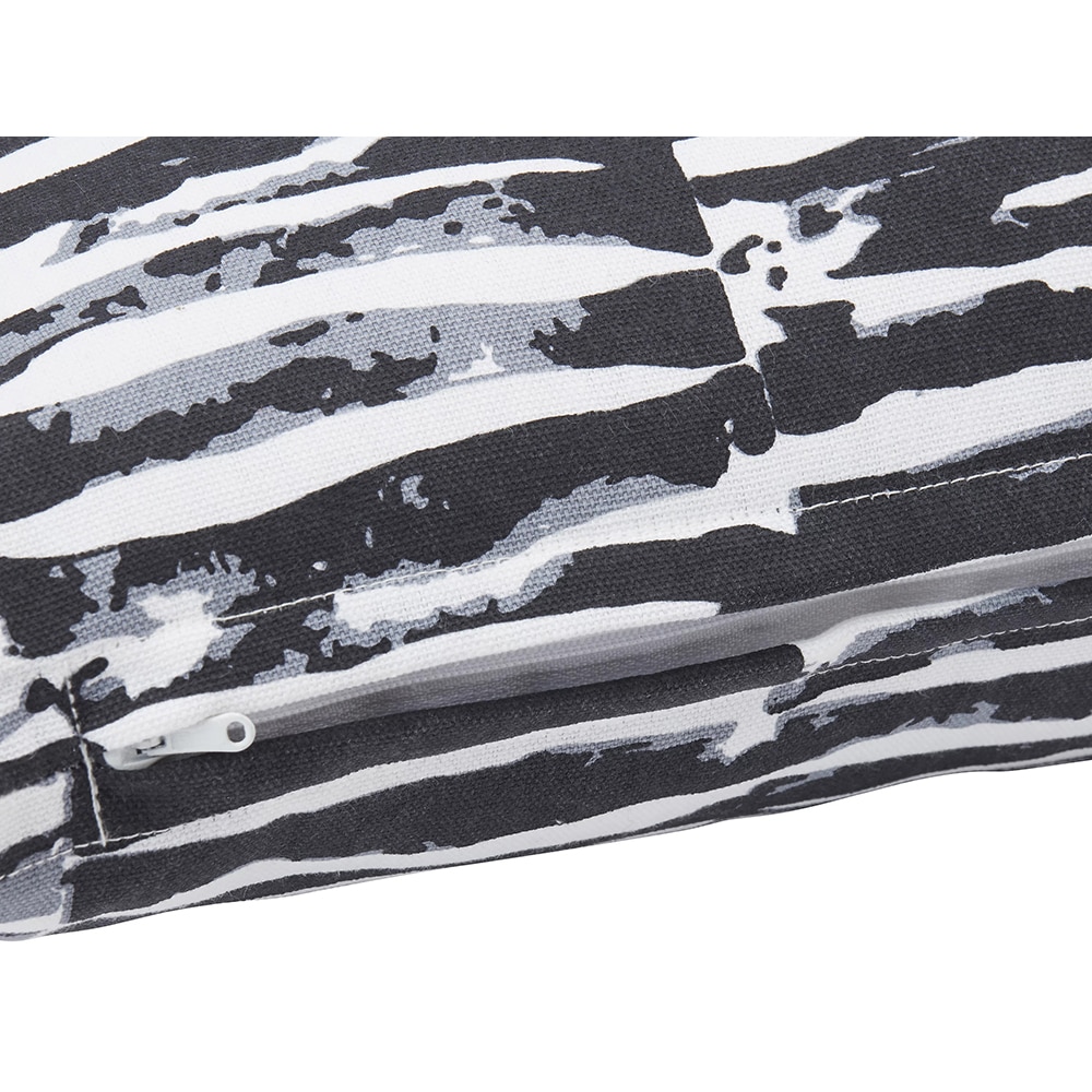 Perna decorativa BLOOMA, 30 x 50 cm, alb-negru