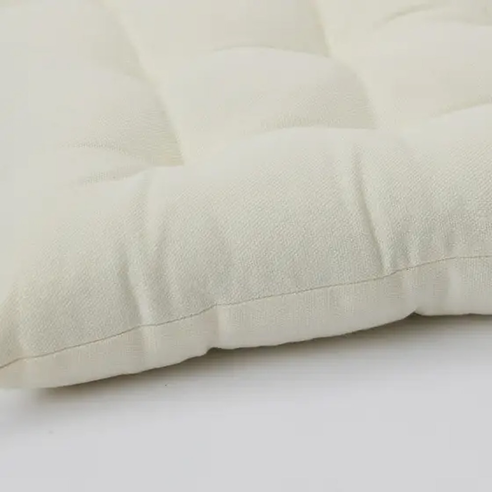 Perna decorativa BLOOMA Denia, 36 x 36cm, bumbac, alb