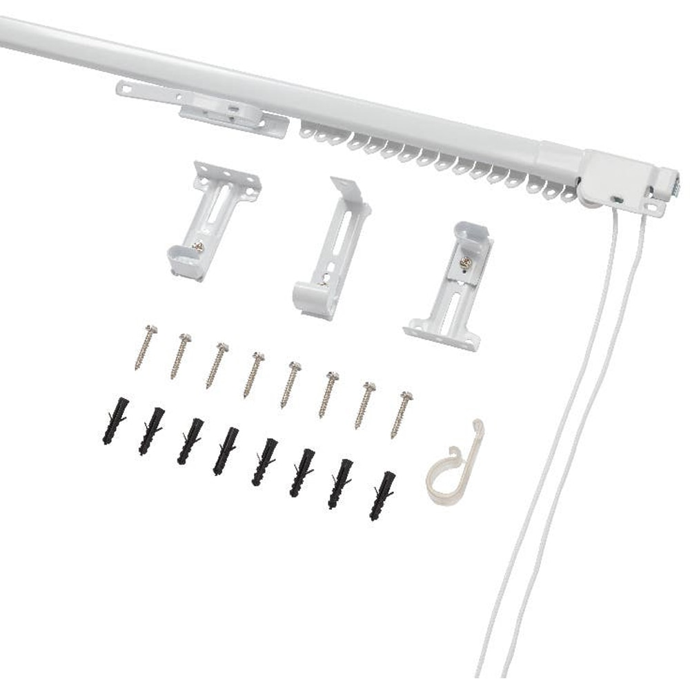 Sina simpla perdea GoodHome, extensibila, 2 m, 1 canal