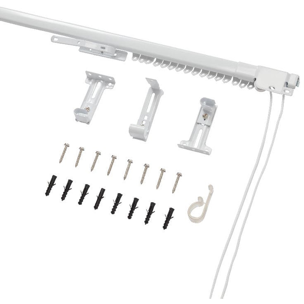 Sina simpla perdea GoodHome, extensibila, 0.6 m, 1 canal