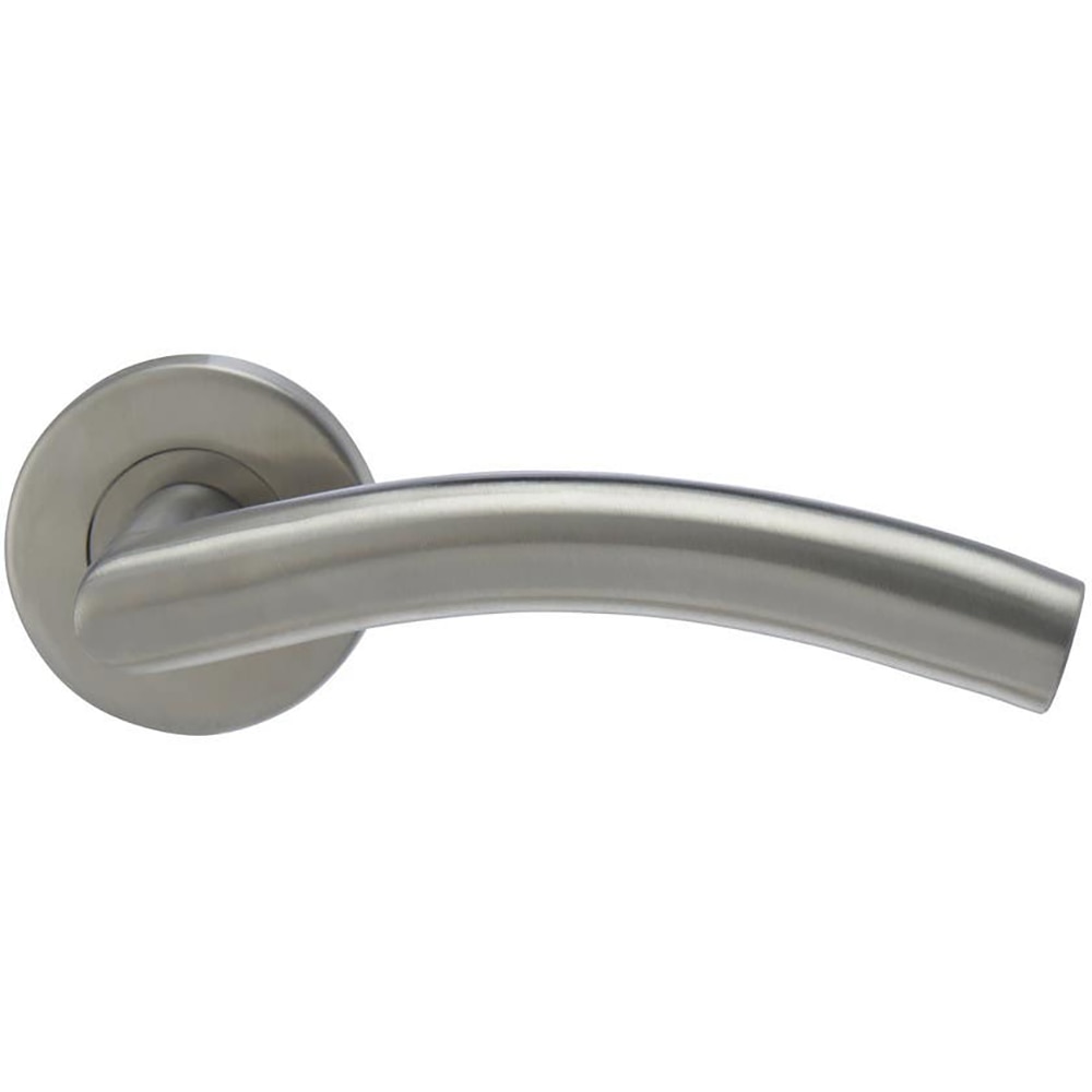 Maner usa cu rozeta COLOURS, otel, argintiu