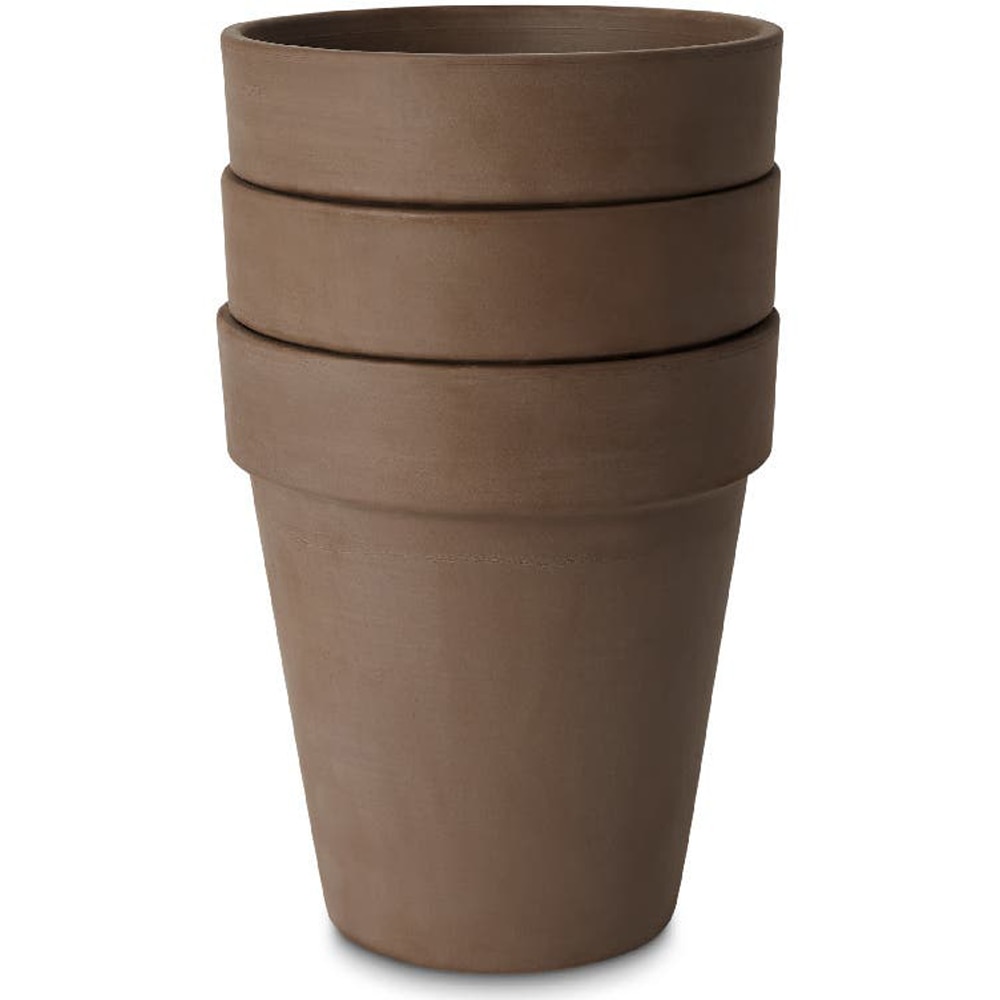 Ghiveci flori VERVE Laleh, teracota, D 27.3 cm, maro