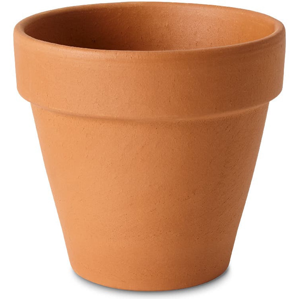 Ghiveci flori VERVE, teracota, D 13.1 cm, maro
