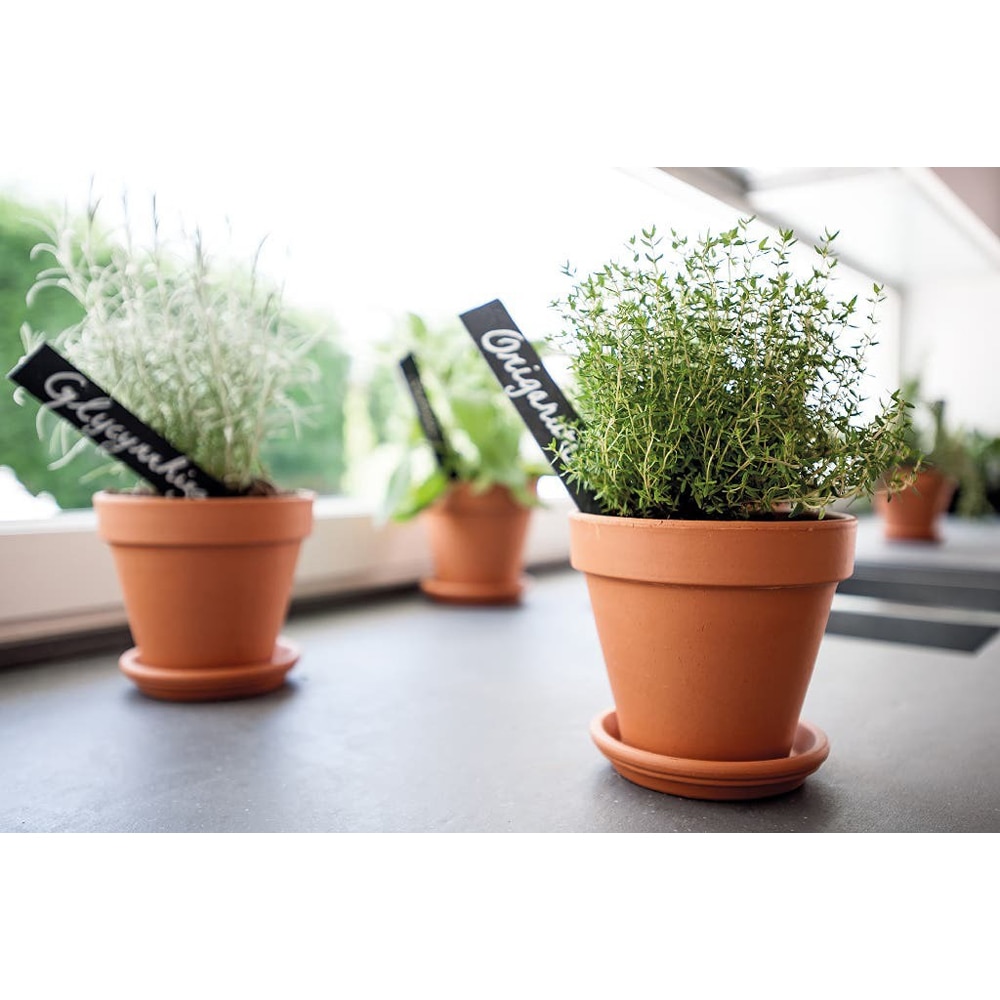 Farfurie ghiveci VERVE Laleh, teracota, D 17.4 cm, portocaliu