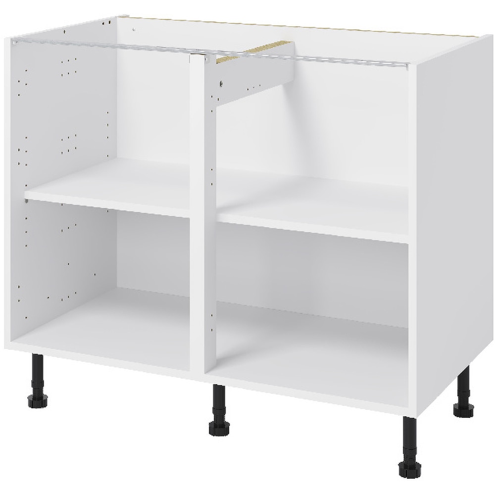 Corp inferior bucatarie GOODHOME Caraway, HDPE, 100 x 57 x 87 cm, alb