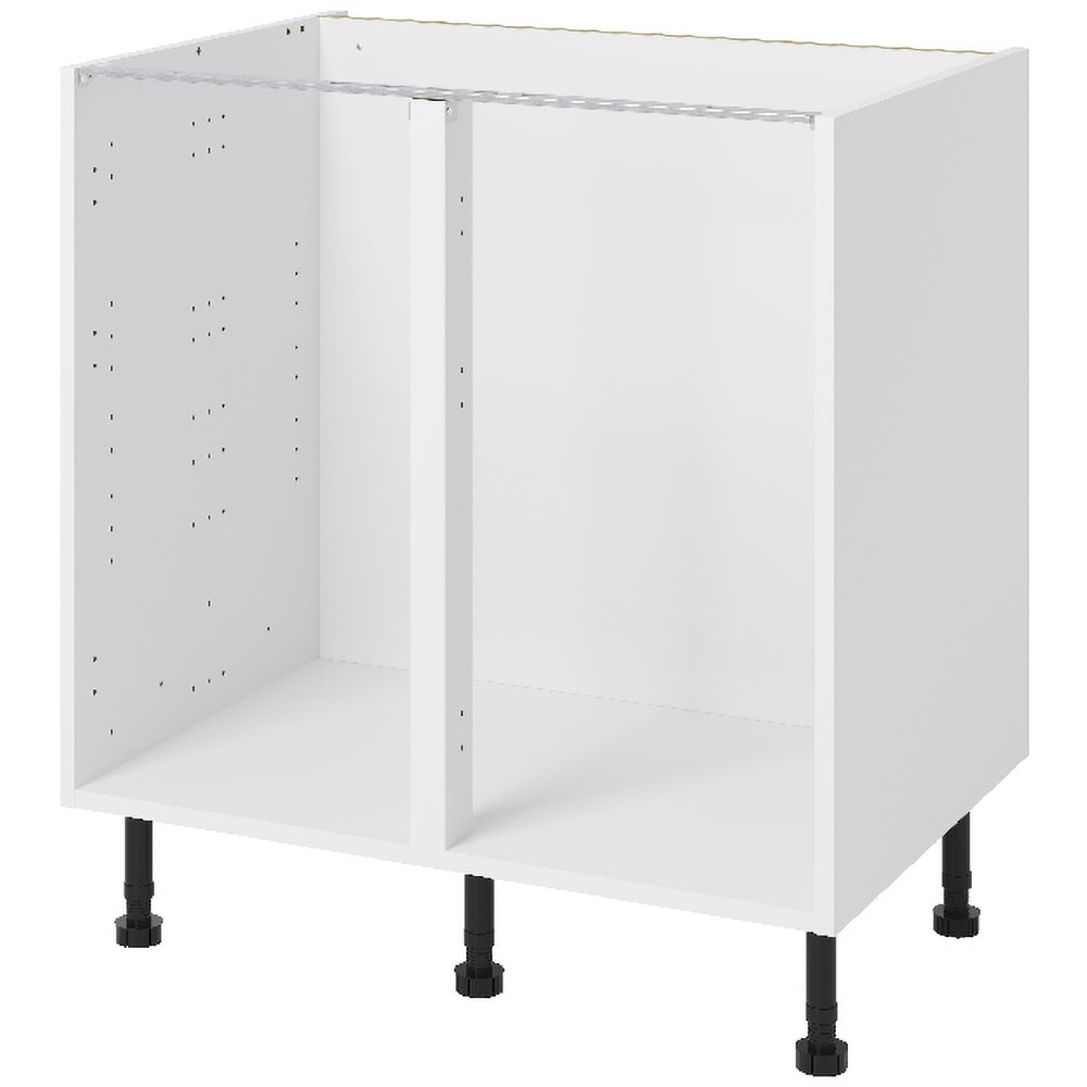 Corp inferior bucatarie GOODHOME Caraway, PAL, 80 x 57 x 72 cm, alb