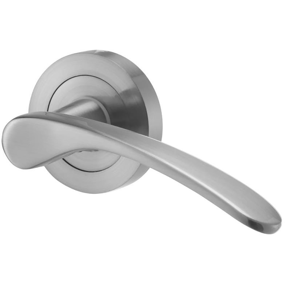 Maner usa cu rozeta COLOURS, aluminiu, argintiu