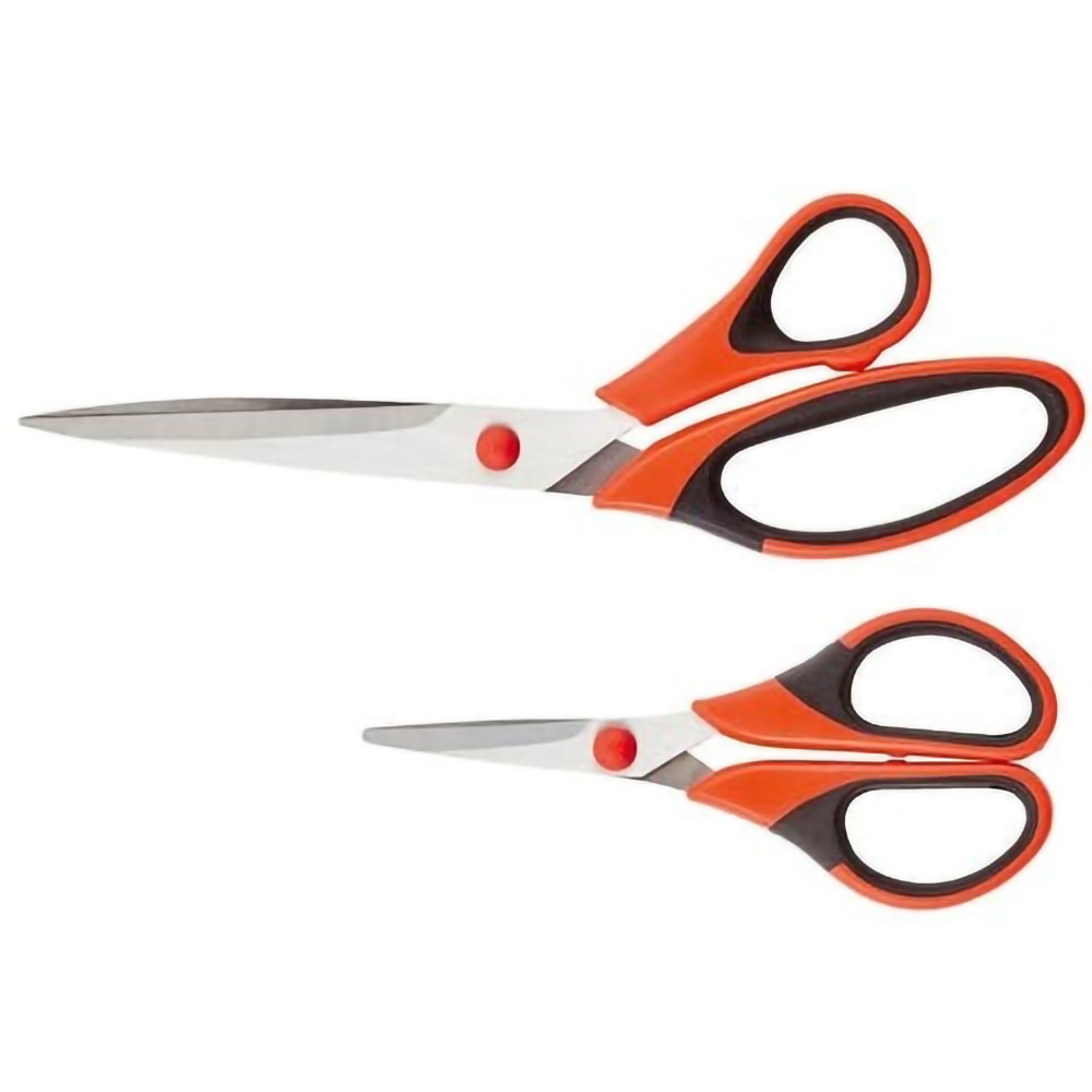 Set foarfece KN29, 2 bucati, 14/23 cm, rosu/negru