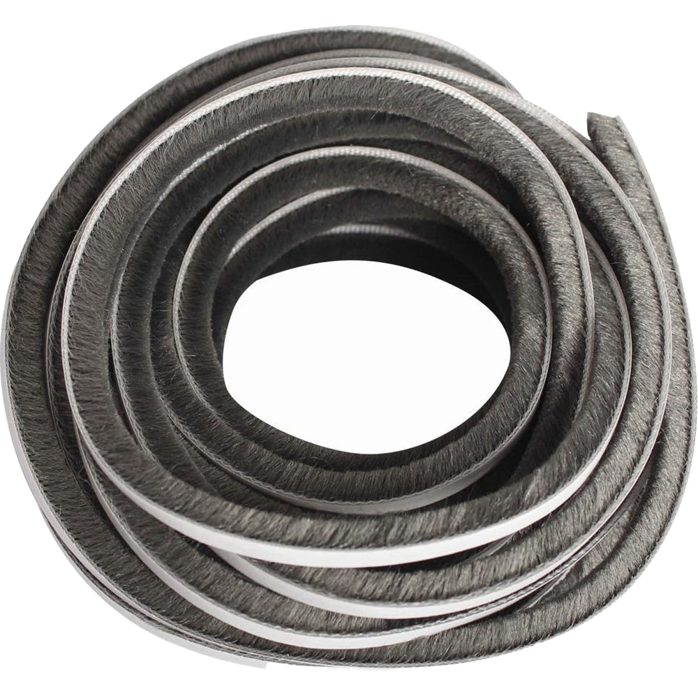 Banda de etansare cu perie autoadeziva DIALL, 6 x 5 mm, gri, 20 m