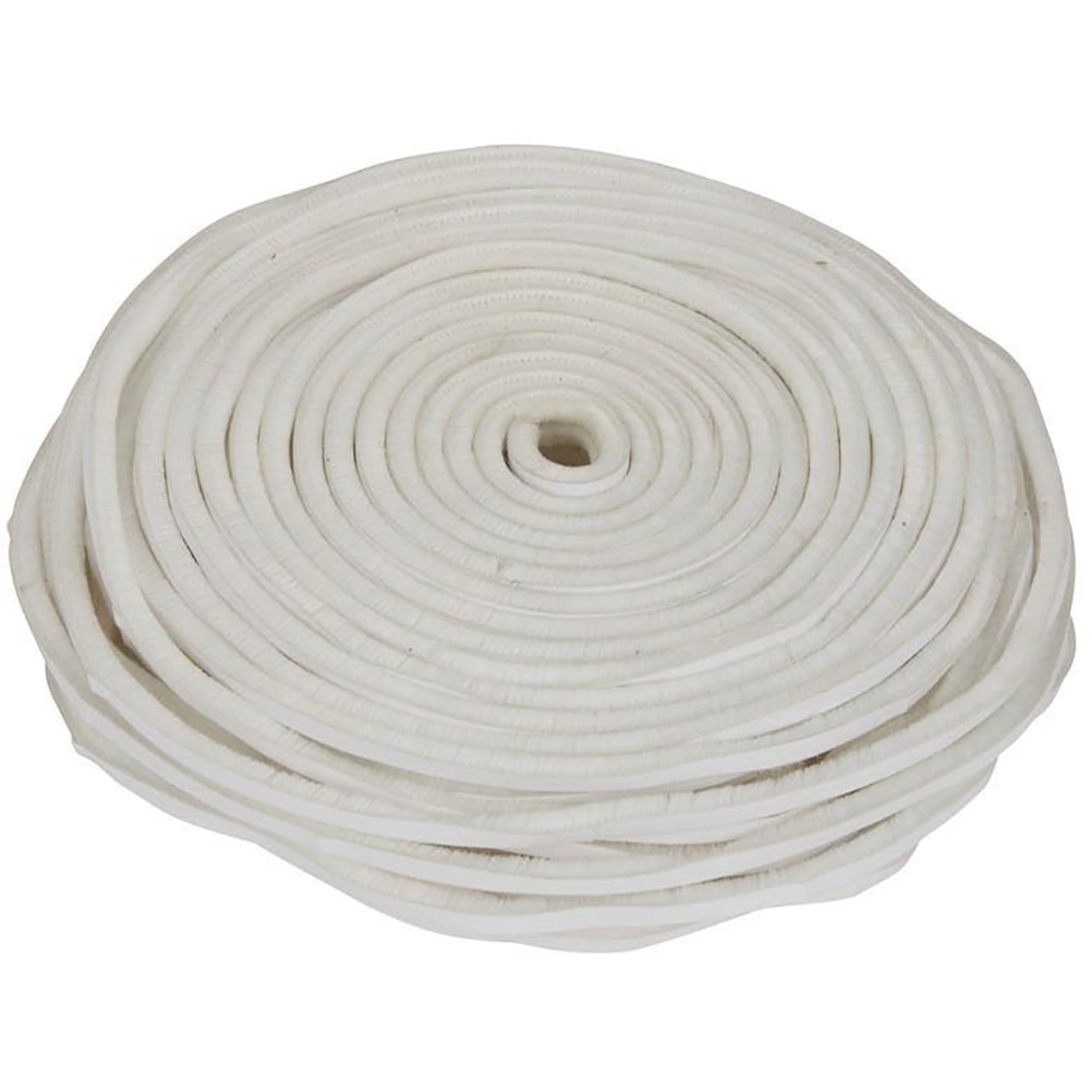 Banda de etansare cu perie autoadeziva DIALL, 6 x 5 mm, alb, 20 m