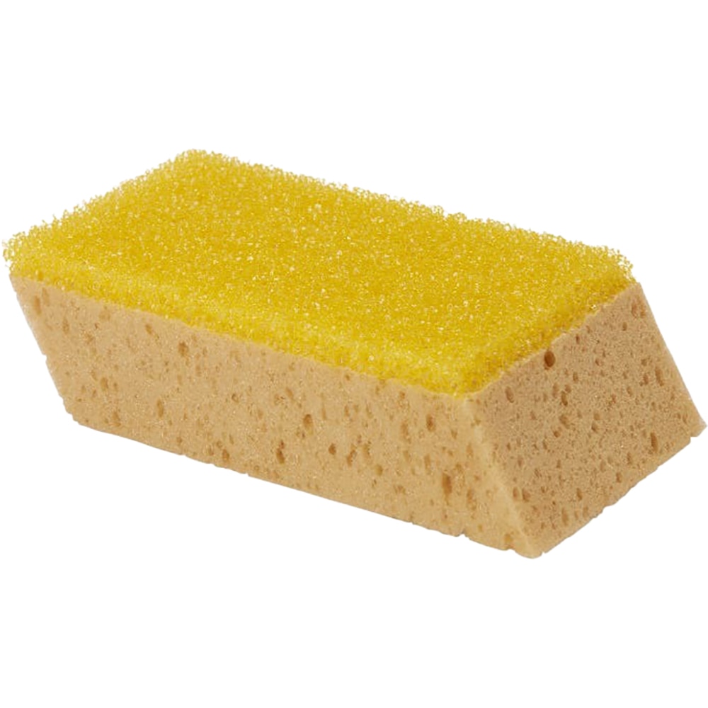 Burete in unghi, celuloza, 20 x 10 cm, galben