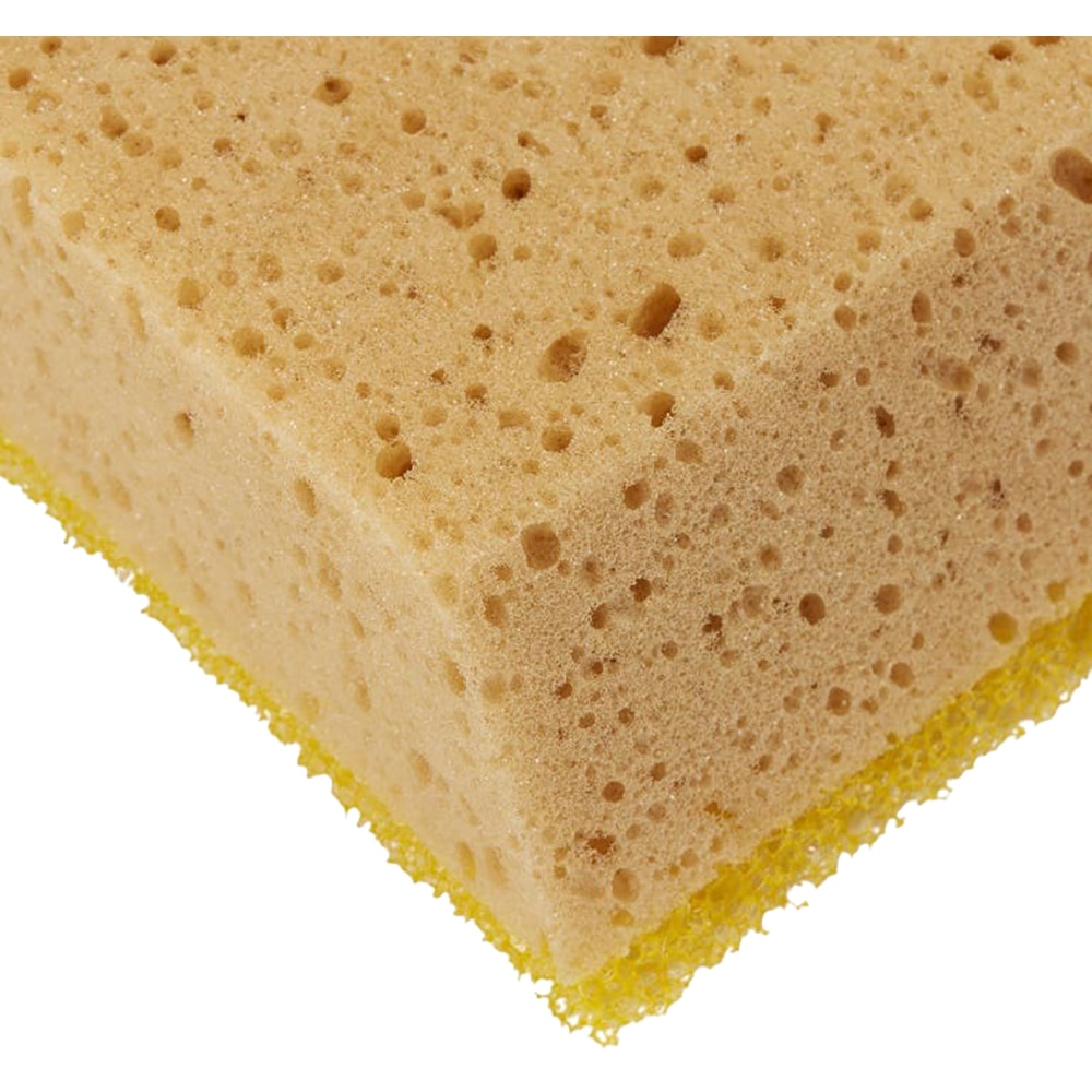 Burete in unghi, celuloza, 20 x 10 cm, galben