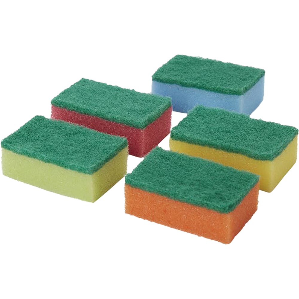 Bureti de vase abrazivi, 7.8 x 4.8 cm, multicolor, 20 buc