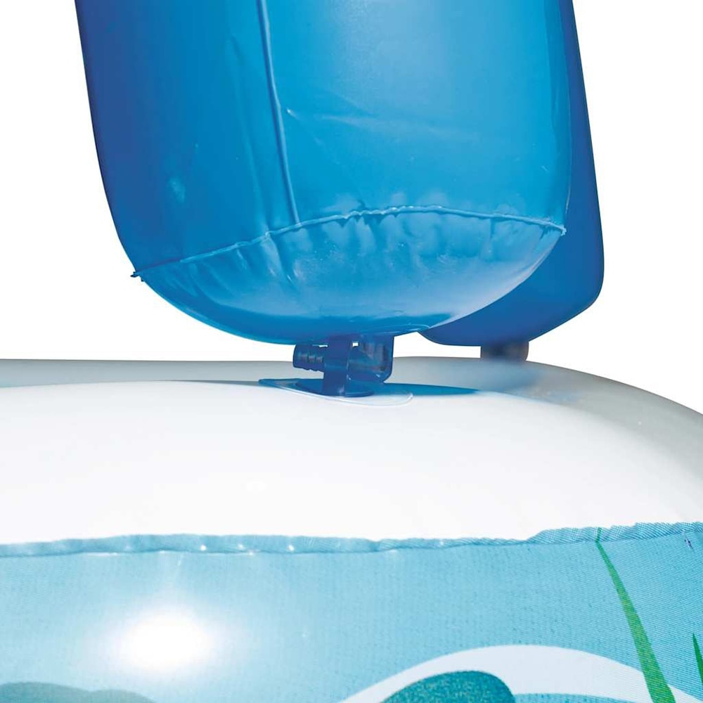 Piscina gonflabila tip baldachin BESTWAY, patrata, 140 x 140 x 114 cm, 265 l, multicolor