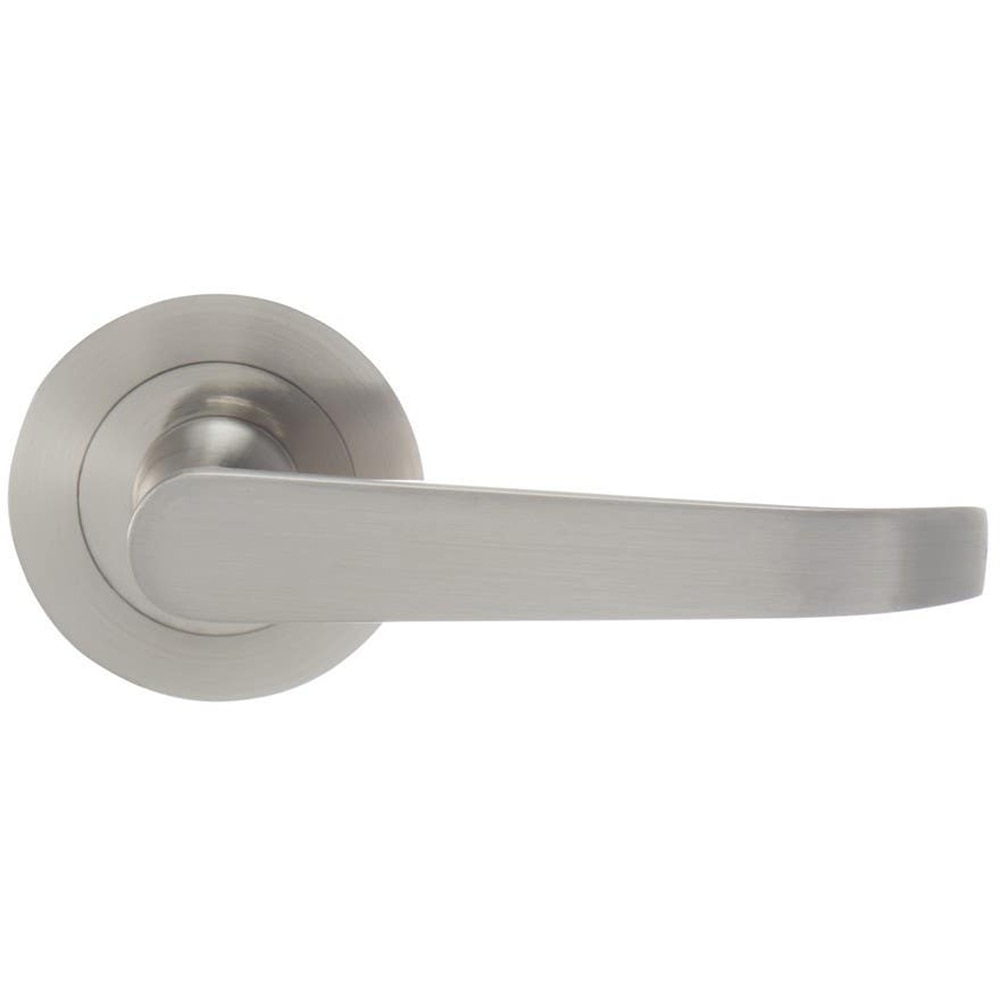 Maner usa cu rozeta COLOURS, otel, argintiu