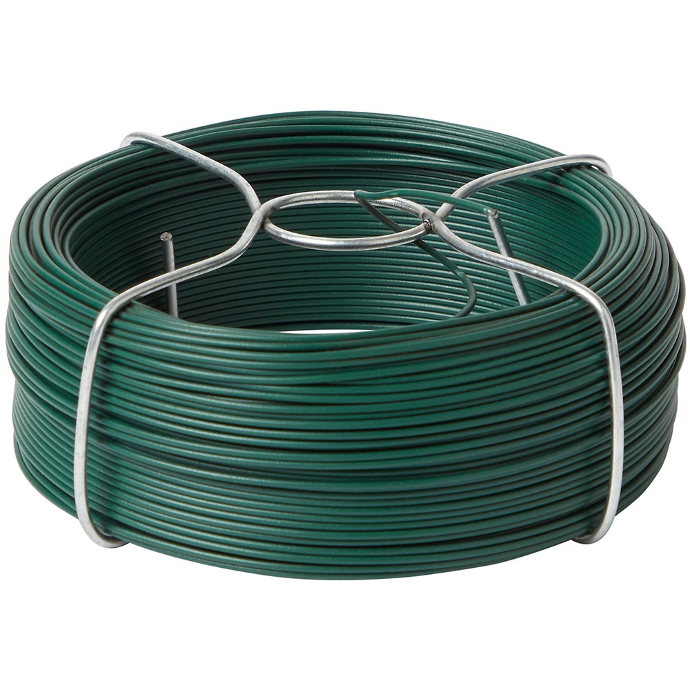 Cablu de legatura cu suport BLOOMA, 1.2 mm x 50 m, otel, verde