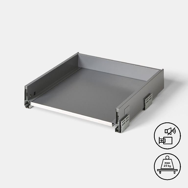 Sertar GOODHOME, 46 x 10.8 cm, gri antracit