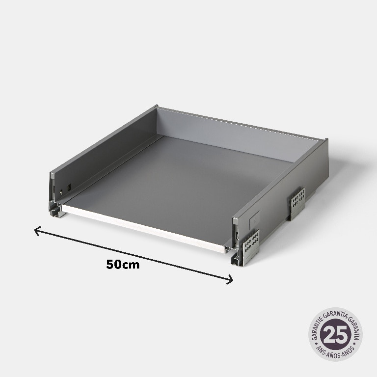 Sertar GOODHOME, 46 x 10.8 cm, gri antracit