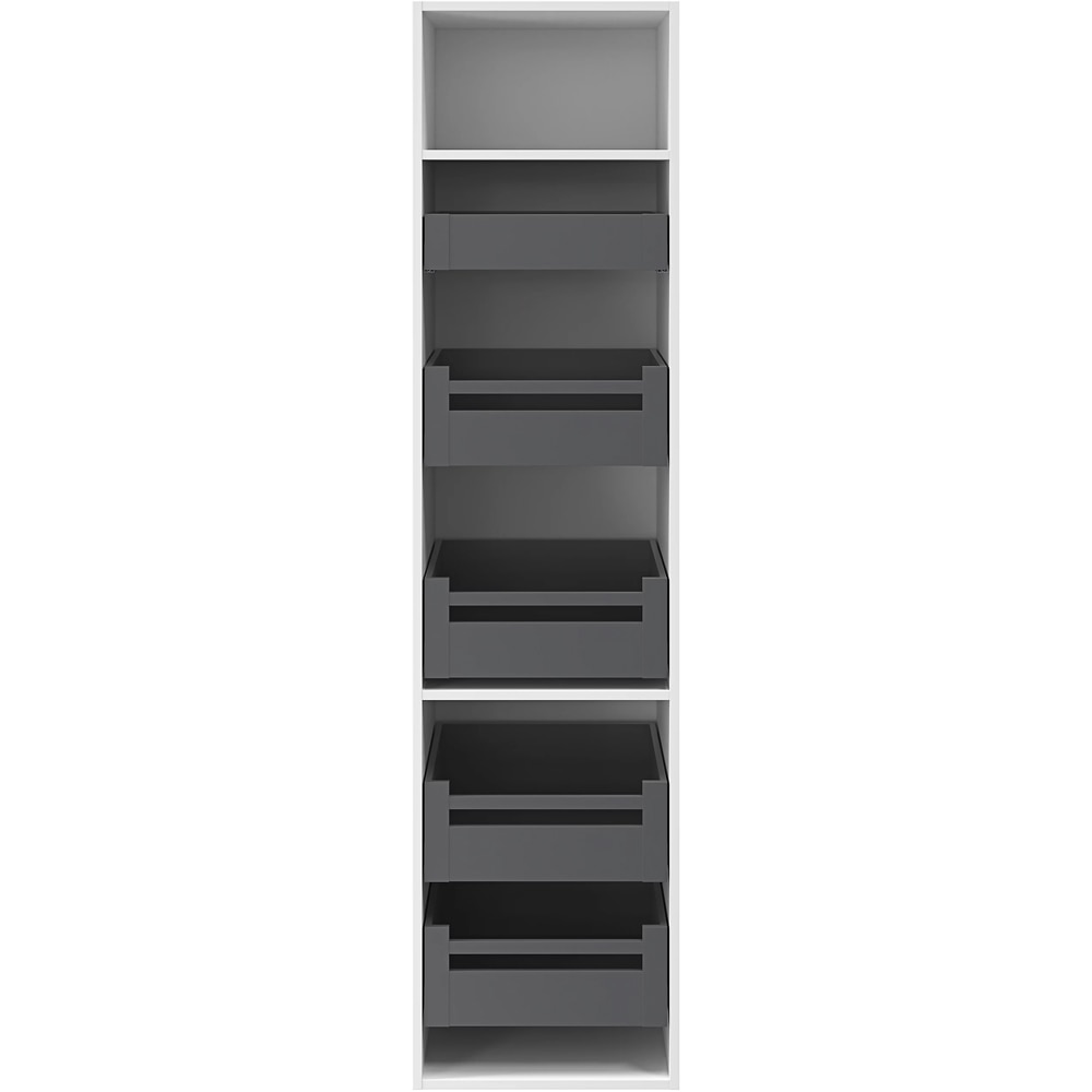 Front usa GOODHOME Soto, aluminiu, 45.5 x 10.5 x 1.3 cm, gri