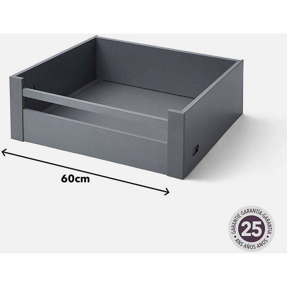 Front sertar GoodHome Soto, 60 cm, antracit