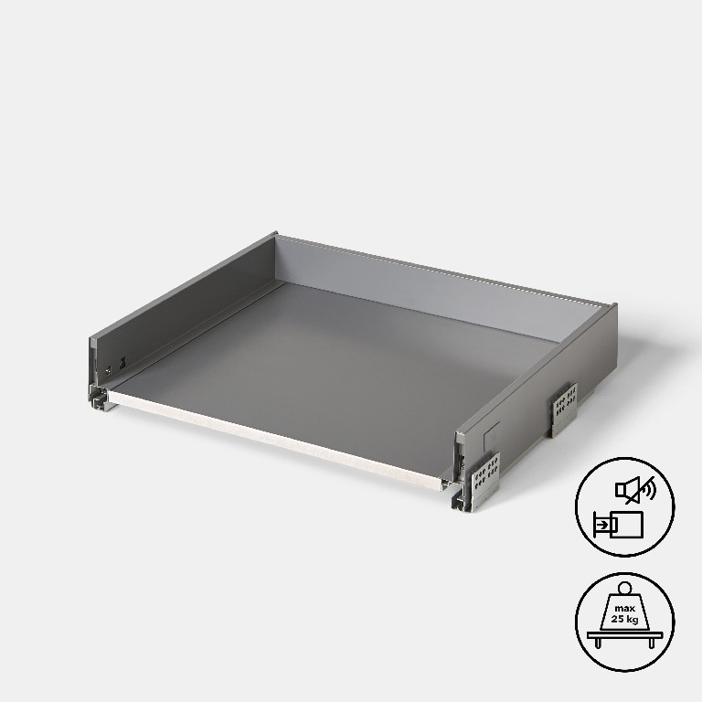 Sertar GoodHome Soto, 60 cm, antracit