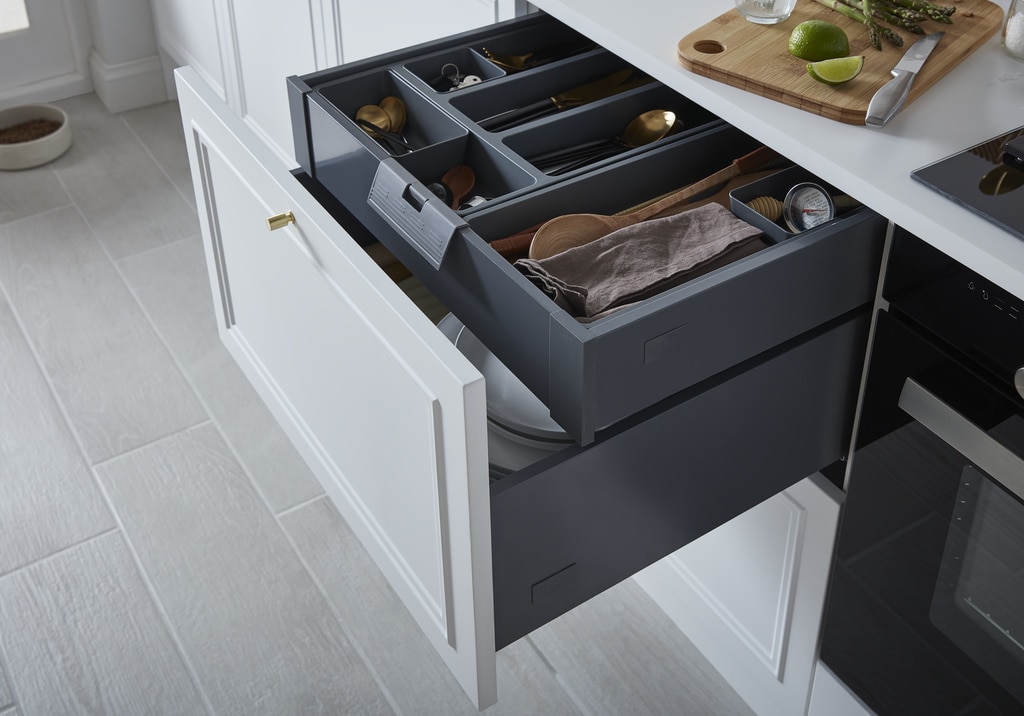 Sertar GoodHome Soto, 60 cm, antracit