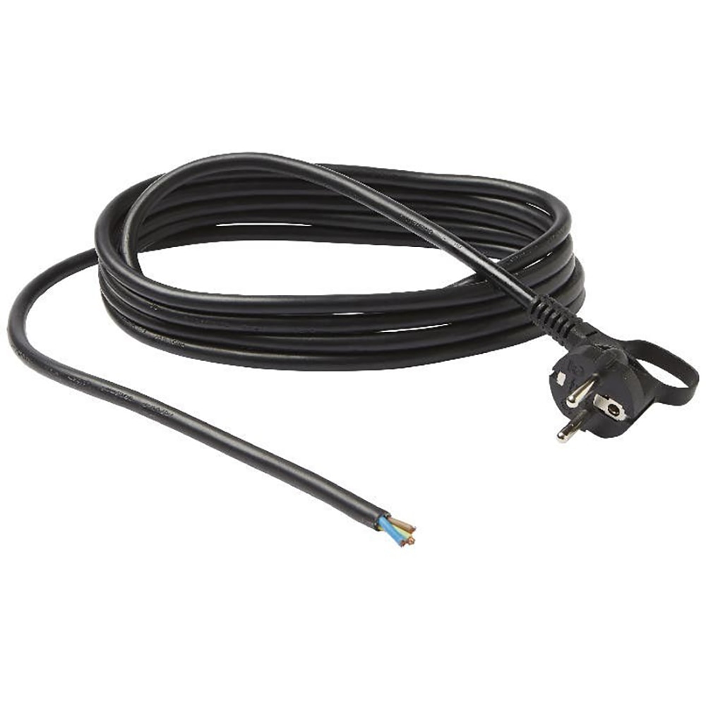 Cablu de schimb pentru aparate cu impamanatare DIALL H05VV-F, 1.5 mmp x 3 m, negru