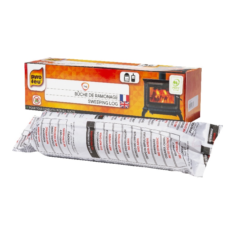 Bustean de curatare pentru cosuri de fum Pyrofeu, 1 Kg  