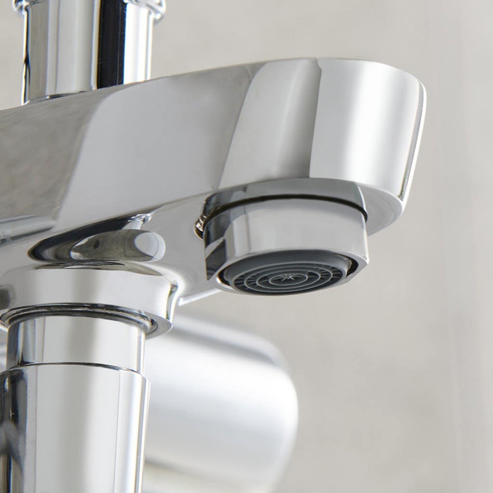 Baterie cada-dus GOODHOME Cavally, alama, argintiu