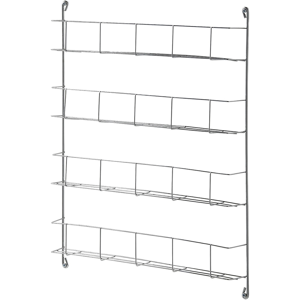 Suport organizator pentru bucatarie Datil GOODHOME, 4 niveluri, 50 x 39 x 39 cm, otel, argintiu