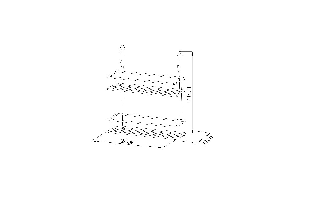 Raft metalic suspendat DIALL