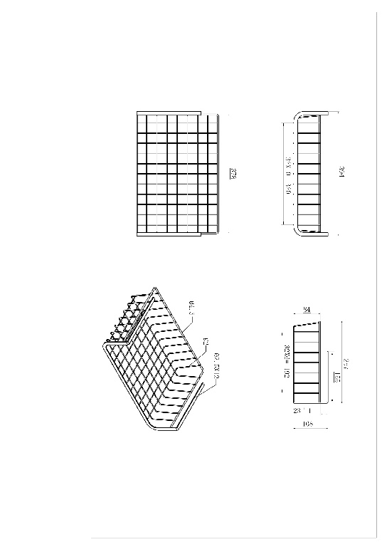 Suport ustensile bucatarie Datil 40, 0,72 kg, argintiu