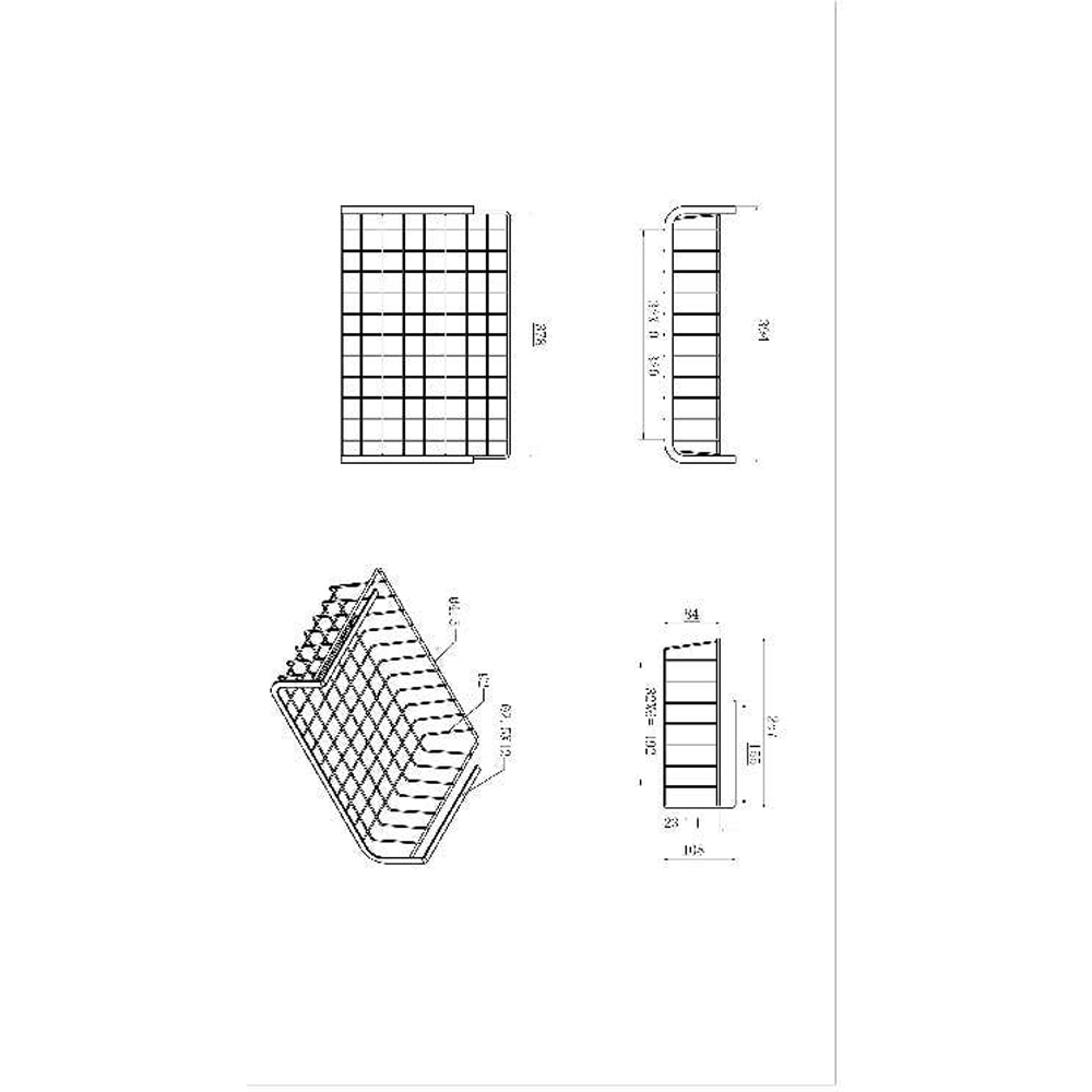 Suport ustensile bucatarie Datil 40, 0,72 kg, argintiu