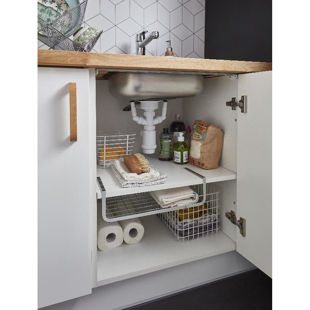 Suport ustensile bucatarie Datil 40, 0,72 kg, argintiu