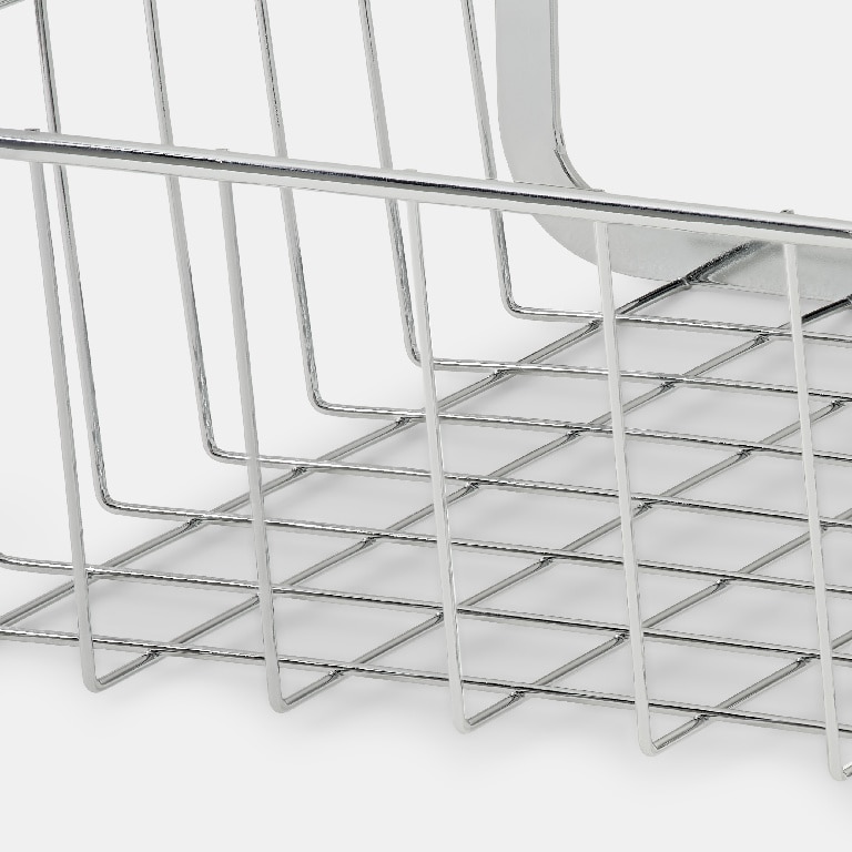 Suport ustensile bucatarie Datil 40, 0,72 kg, argintiu