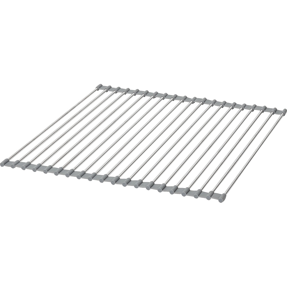 Suport scurgere vase GOODHOME Datil, 41 x 41 cm, otel, argintiu