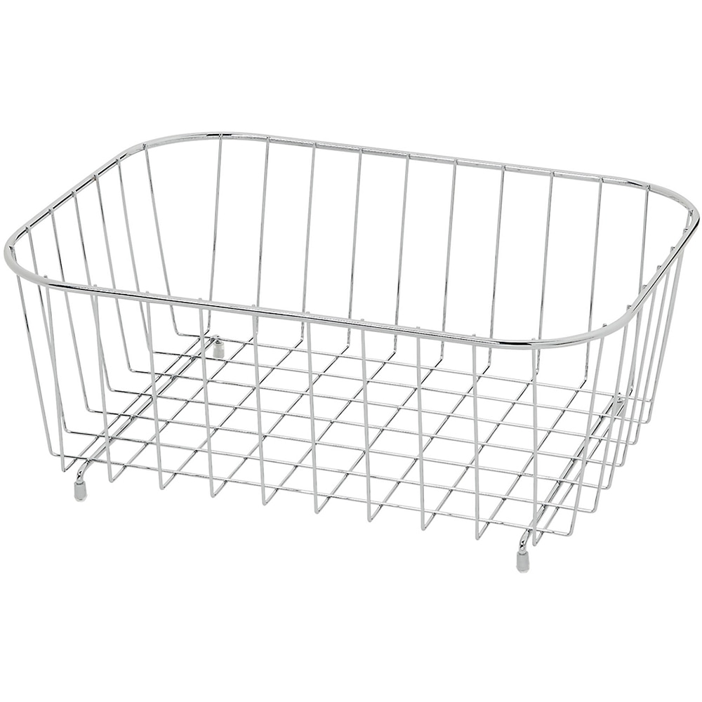 Cos metalic chiuveta GOODHOME Datil, otel, 35.5 x 26.5 x 10 cm, argintiu