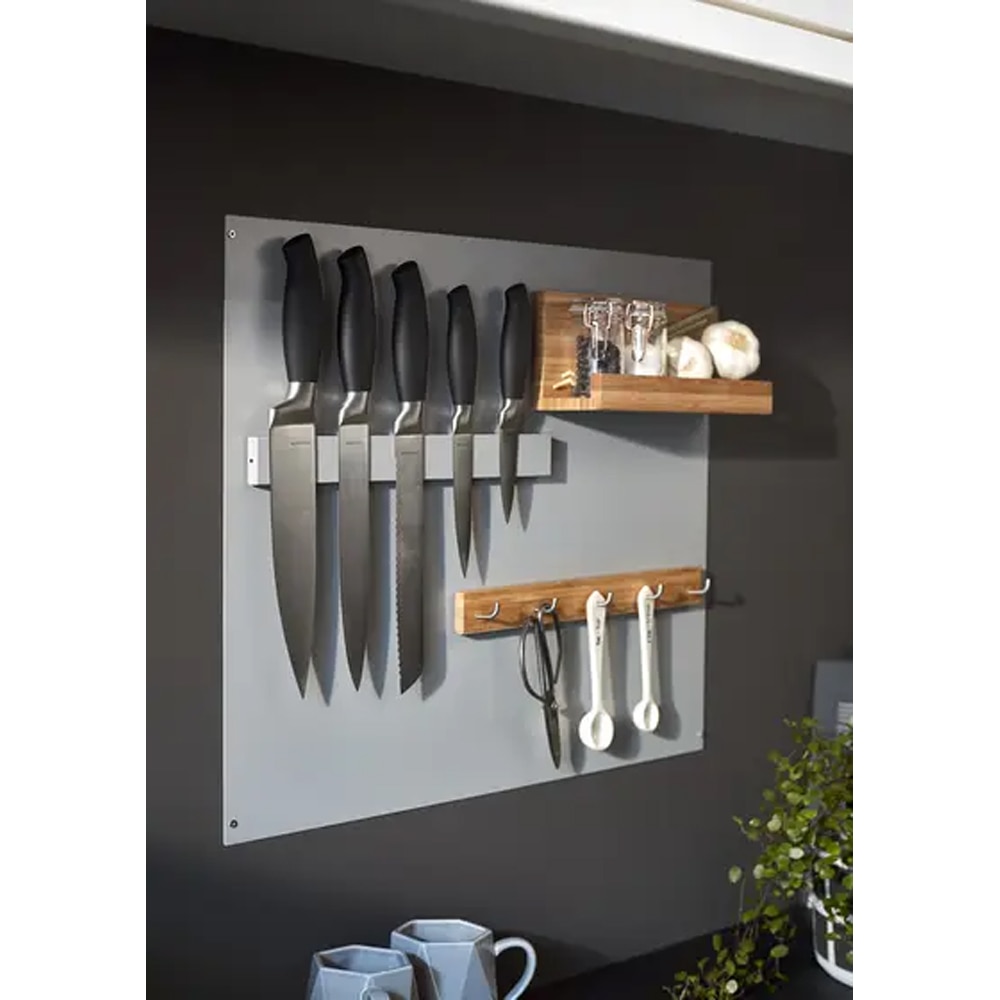 Suport magnetic GOODHOME, 46 x 60cm, otel, argintiu