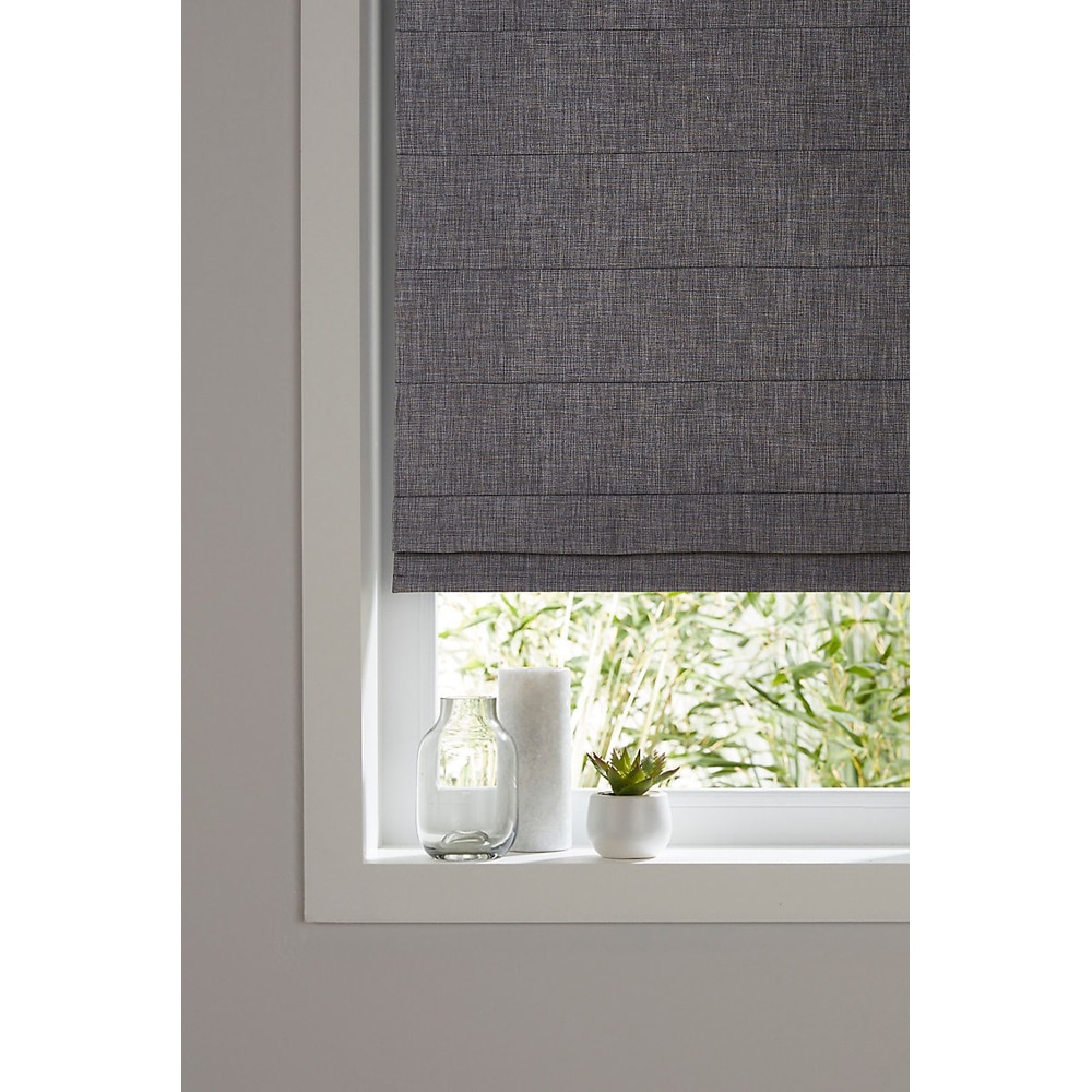 Rulou interior Soyo GoodHome, poliester, gri, actionare manuala, 90x160 cm