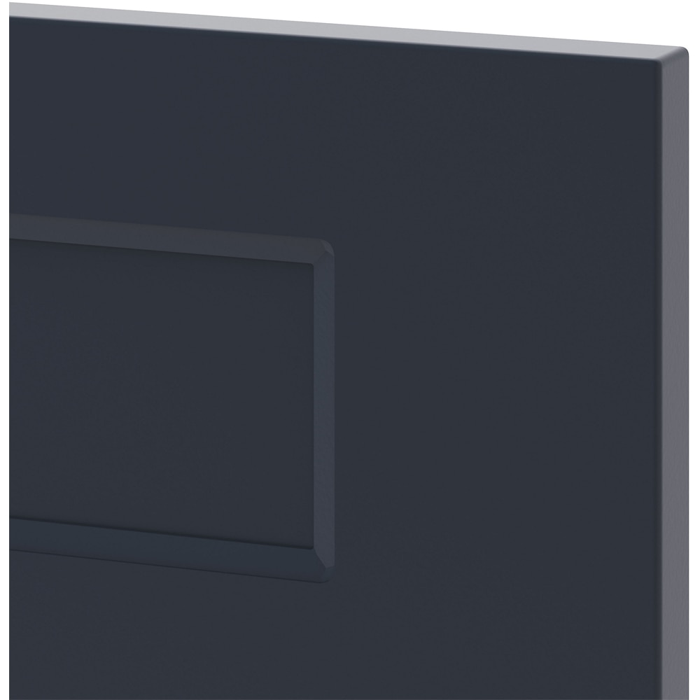 Front usa cu 4 setare GOODHOME Artemisia, MDF, 49.7 x 71.5 x 1.8 cm, Albastru inchis