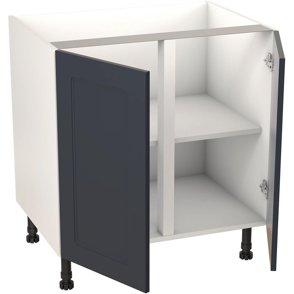Front usa GOODHOME Artemisia, MDF, 39.7 x 71.5 x 1.8 cm, bleumarin