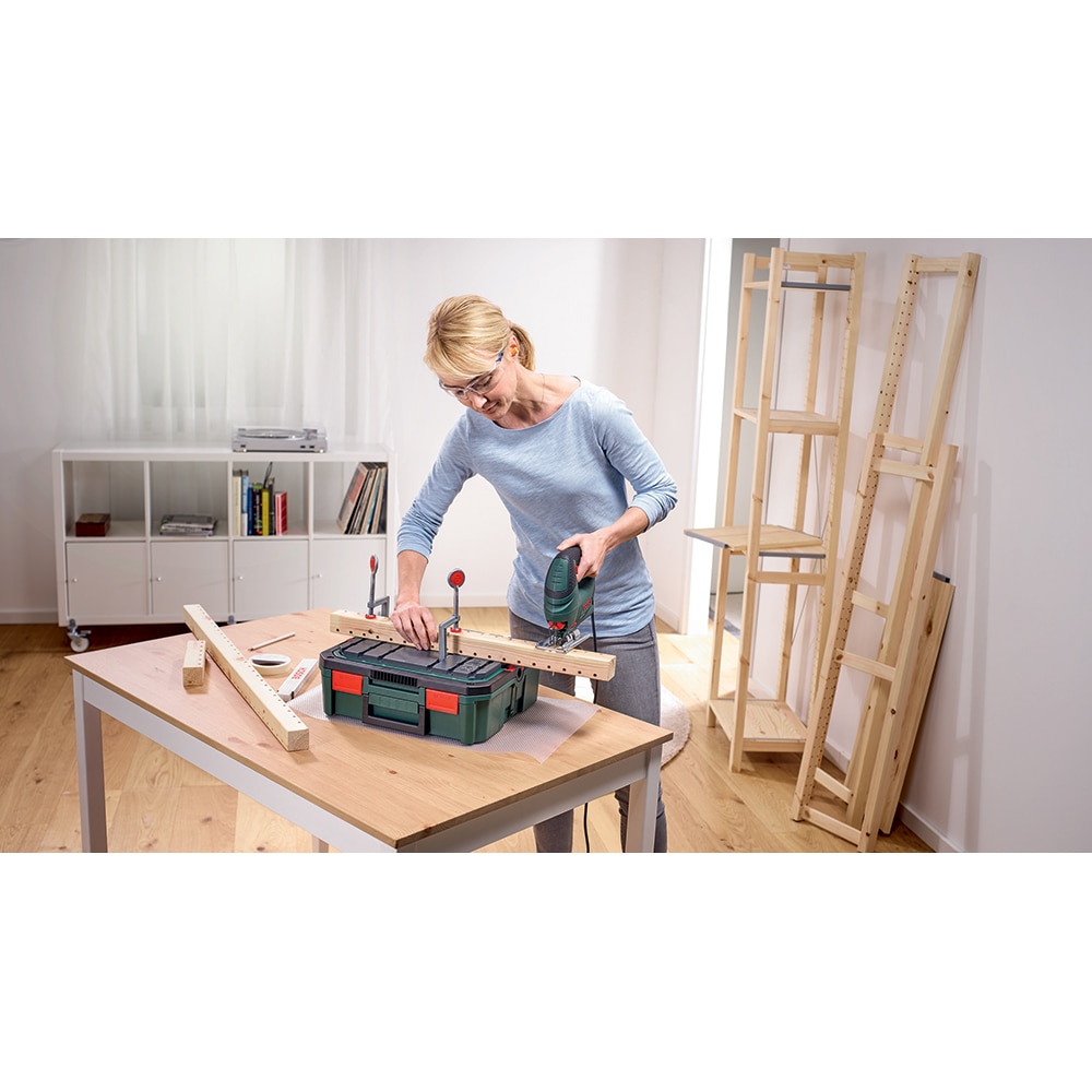 Fierastrau pendular BOSCH PST 700 E, 500W, 3000SPM, adancime 50mm, cutie plastic