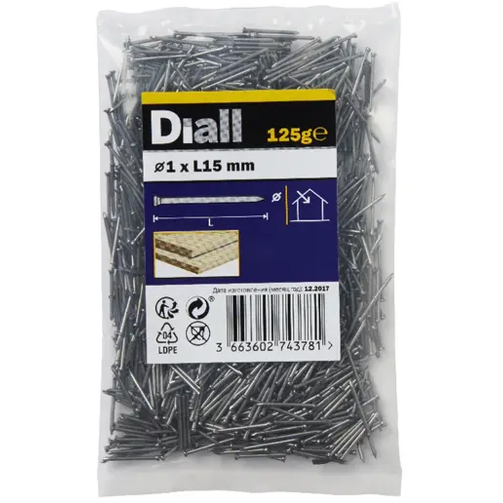 Cuie tinta DIALL 100657644, 1 x 15 mm, 0.125 kg