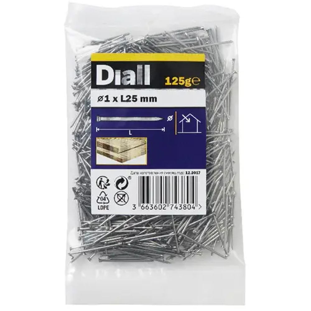 Cuie tinta DIALL 100657646, 1 x 25 mm, 0.125 kg