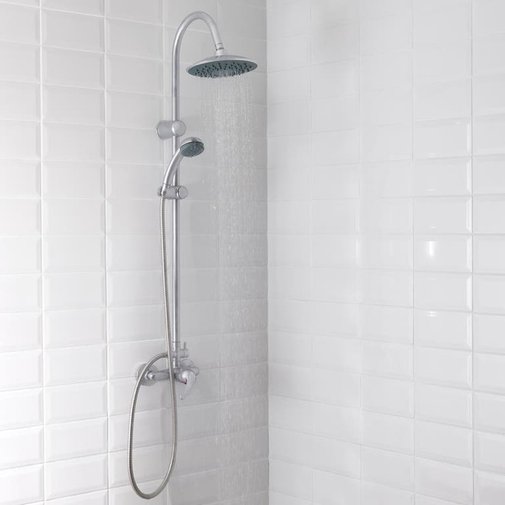 Sistem dus GOODHOME Nakri, 1 functie, crom