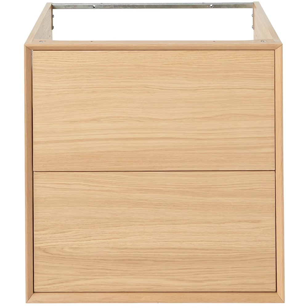 Masca lavoar GoodHome Avela, suspendata, 60 x 45 x 60 cm, stejar