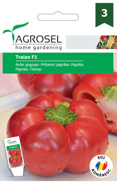 Seminte ardei gogosar Traian AGROSEL, 5.15 g