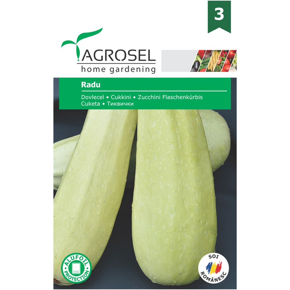 Seminte legume dovlecel Radu AGROSEL, 4g
